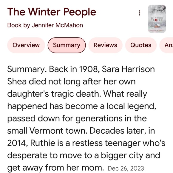 the Winter People Book - Picture 4 of 4